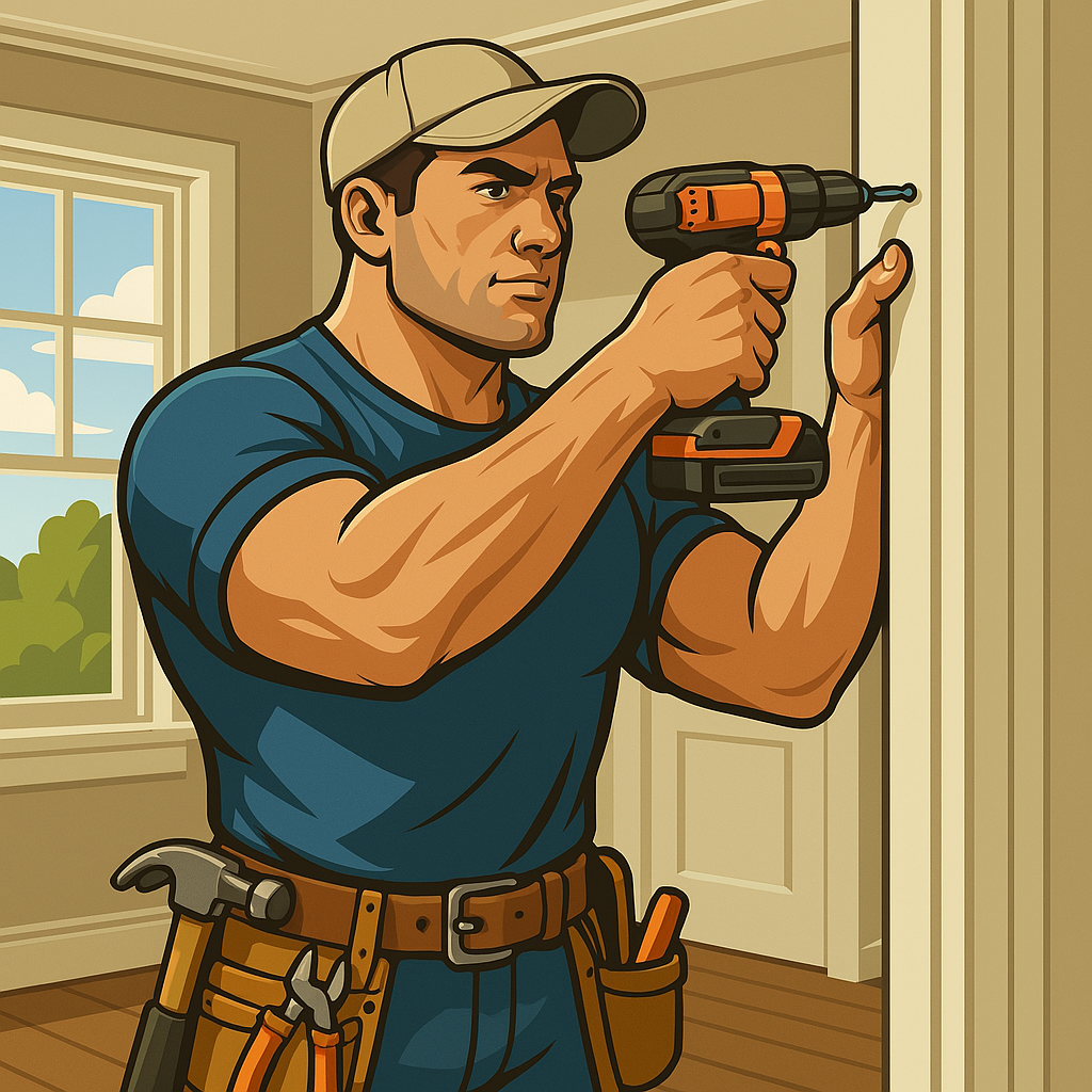 Professional Handyman at Work